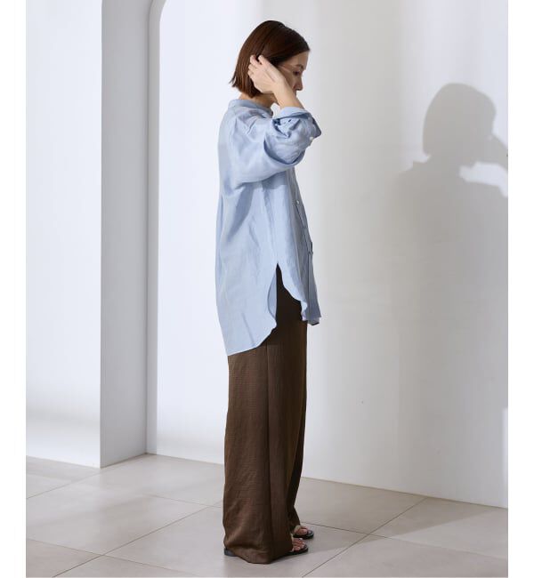 IENA「《予約》アンティークサテン イージーパンツ」|その他|