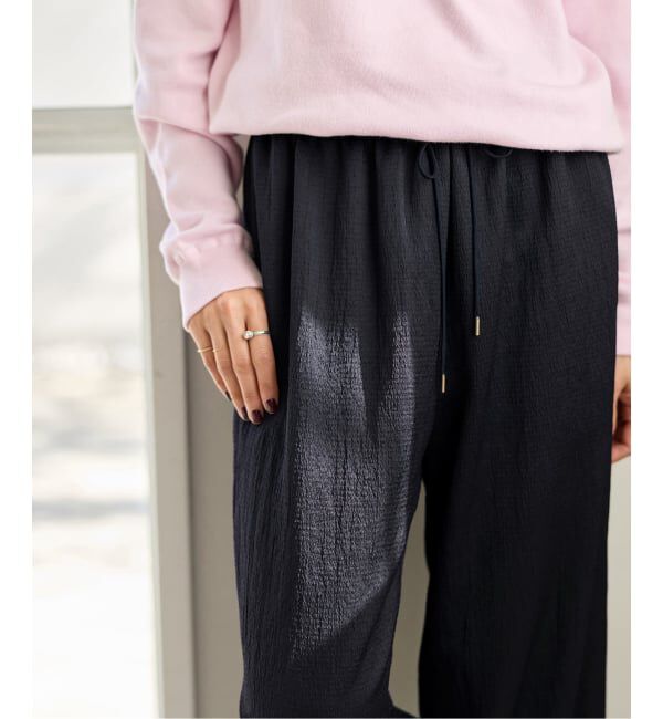 IENA「《予約》アンティークサテン イージーパンツ」|その他|