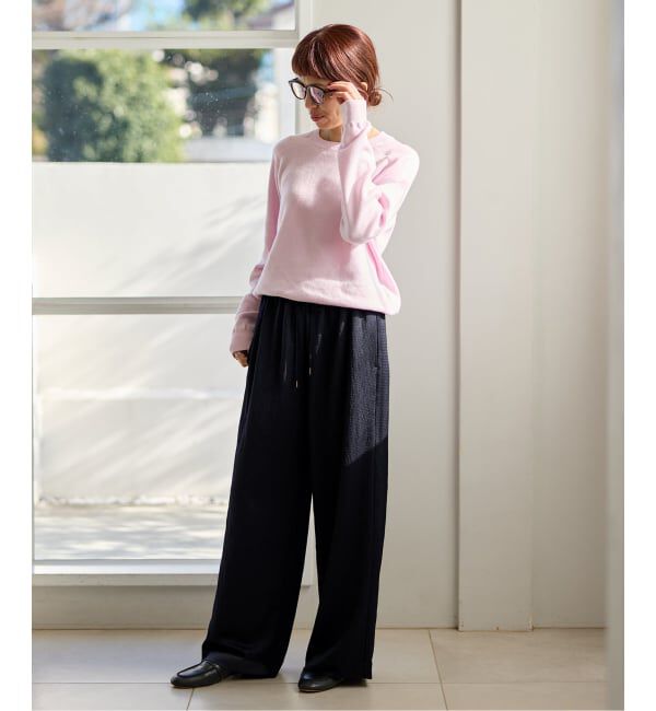 IENA「《予約》アンティークサテン イージーパンツ」|その他|