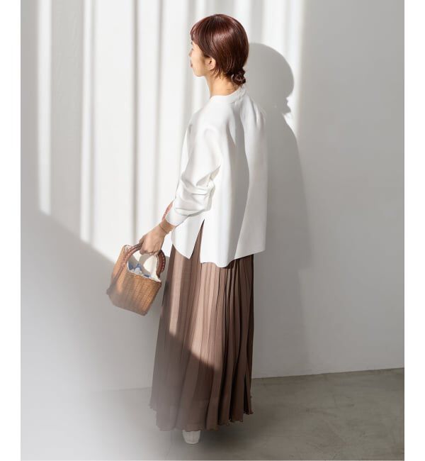 IENA「《追加予約》ファインコットンスムースVネックカーディガン」|カーディガン|