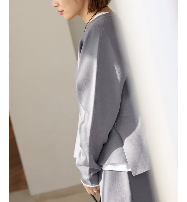 IENA「《追加予約》ファインコットンスムースプルオーバー」|ニット・セーター|