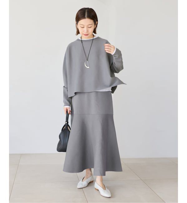 IENA「《予約》ファインコットンスムーススカート」|スカート|