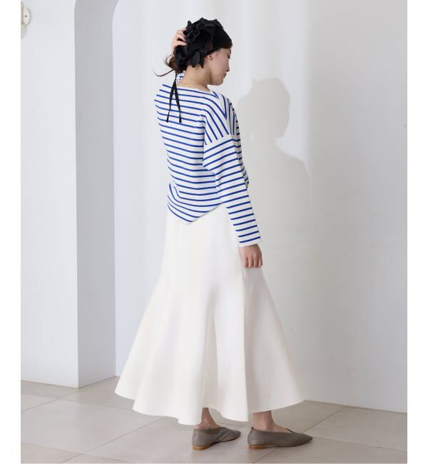 IENA「《予約》ファインコットンスムーススカート」|スカート|