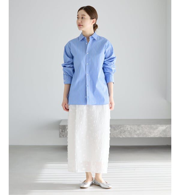 IENA「《予約》フラワージャガードタックスカート」|スカート|