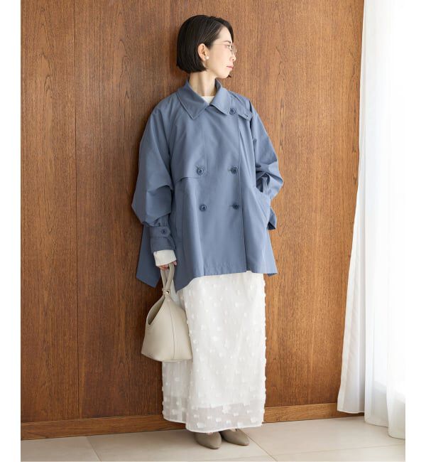 IENA「《予約》フラワージャガードタックスカート」|スカート|