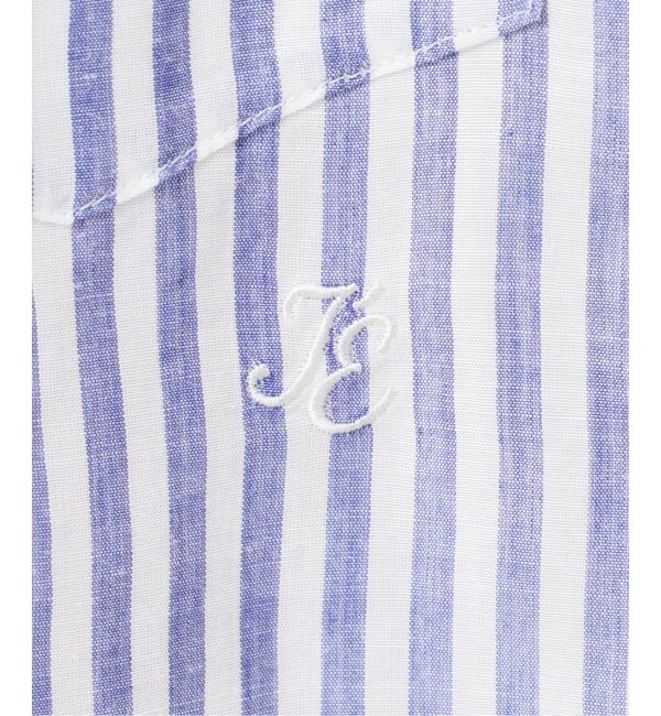 IENA「《一部カラーWEB限定/予約》ラミーリヨセルバンドカラーシャツ」|シャツ・ブラウス|