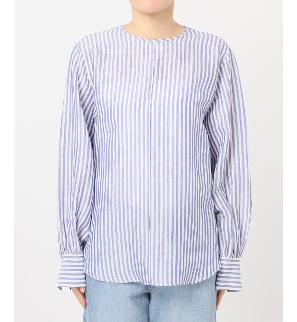 IENA「《WEB限定/追加2予約》ラミーリヨセルノーカラーブラウス」|シャツ・ブラウス|