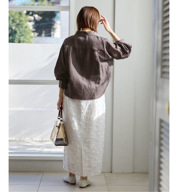 IENA「《WEB限定/追加3予約》ラミーリヨセルショートシャツ」|シャツ・ブラウス|