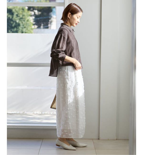 IENA「《WEB限定/追加3予約》ラミーリヨセルショートシャツ」|シャツ・ブラウス|