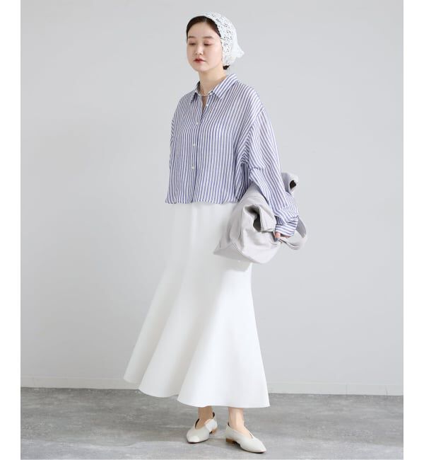 IENA「《WEB限定/追加3予約》ラミーリヨセルショートシャツ」|シャツ・ブラウス|