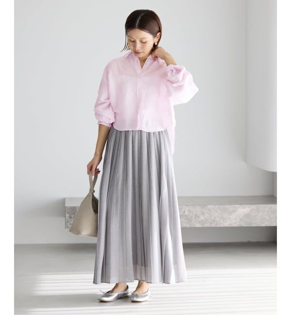 IENA「《WEB限定/追加3予約》ラミーリヨセルショートシャツ」|シャツ・ブラウス|