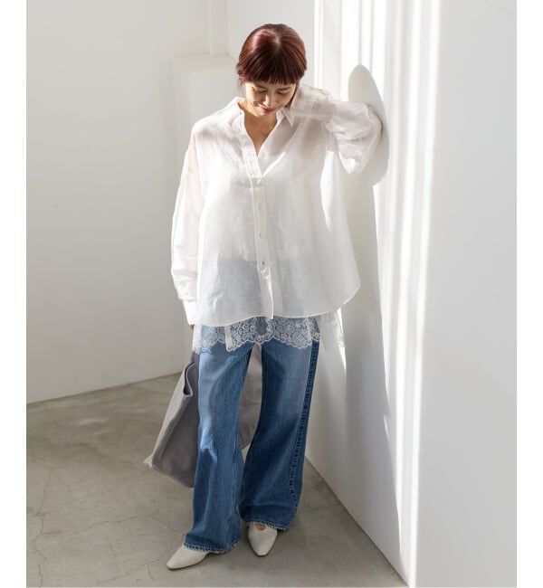 IENA「《予約》ラミーリヨセル2wayシャツ」|シャツ・ブラウス|