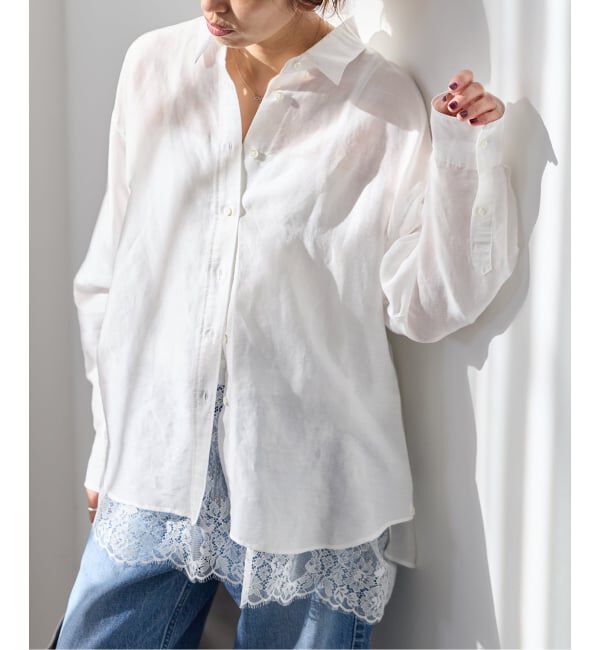 IENA「《予約》ラミーリヨセル2wayシャツ」|シャツ・ブラウス|