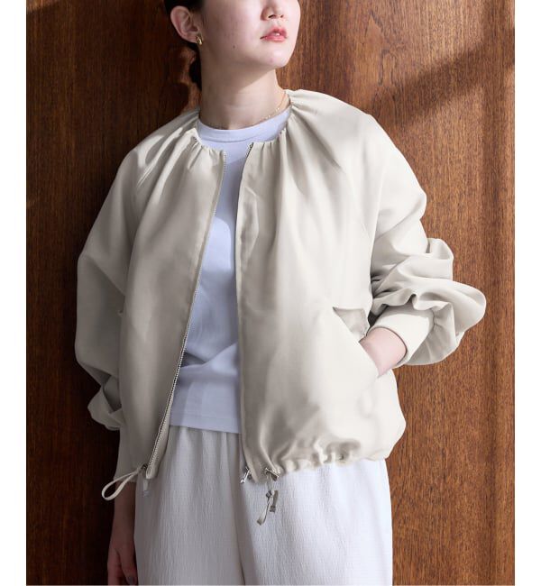 IENA「《一部カラーWEB限定/追加2予約》ウォッシャブル シアーノーカラーブルゾン」|その他|