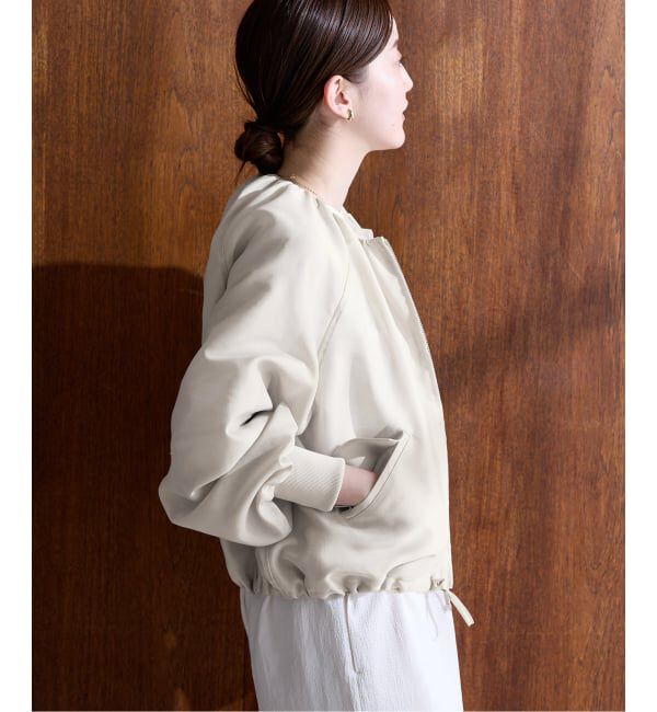 IENA「《一部カラーWEB限定/追加2予約》ウォッシャブル シアーノーカラーブルゾン」|その他|