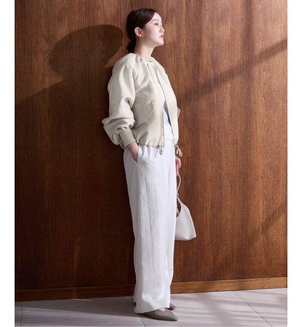 IENA「《一部カラーWEB限定/追加2予約》ウォッシャブル シアーノーカラーブルゾン」|その他|