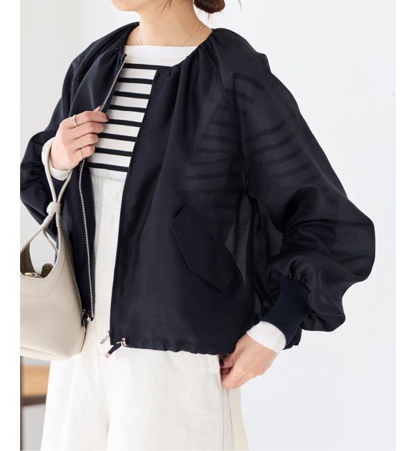 IENA「《一部カラーWEB限定/追加2予約》ウォッシャブル シアーノーカラーブルゾン」|その他|