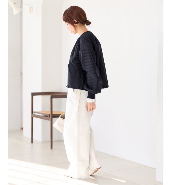 IENA「《一部カラーWEB限定/追加2予約》ウォッシャブル シアーノーカラーブルゾン」|その他|