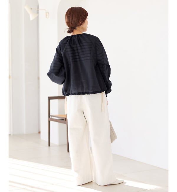 IENA「《一部カラーWEB限定/追加2予約》ウォッシャブル シアーノーカラーブルゾン」|その他|