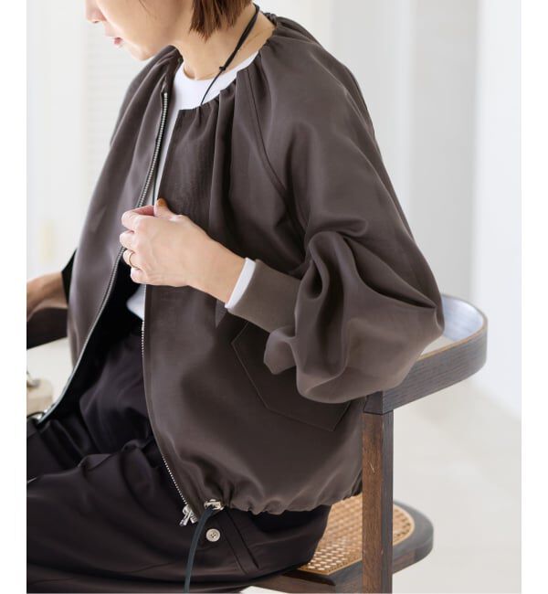 IENA「《一部カラーWEB限定/追加2予約》ウォッシャブル シアーノーカラーブルゾン」|その他|