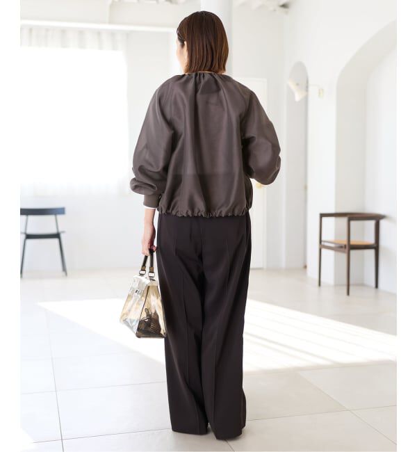 IENA「《一部カラーWEB限定/追加2予約》ウォッシャブル シアーノーカラーブルゾン」|その他|