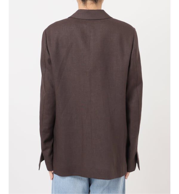 IENA「《予約》ウォッシャブル リネンミックス テーラードジャケット」|テーラードジャケット|