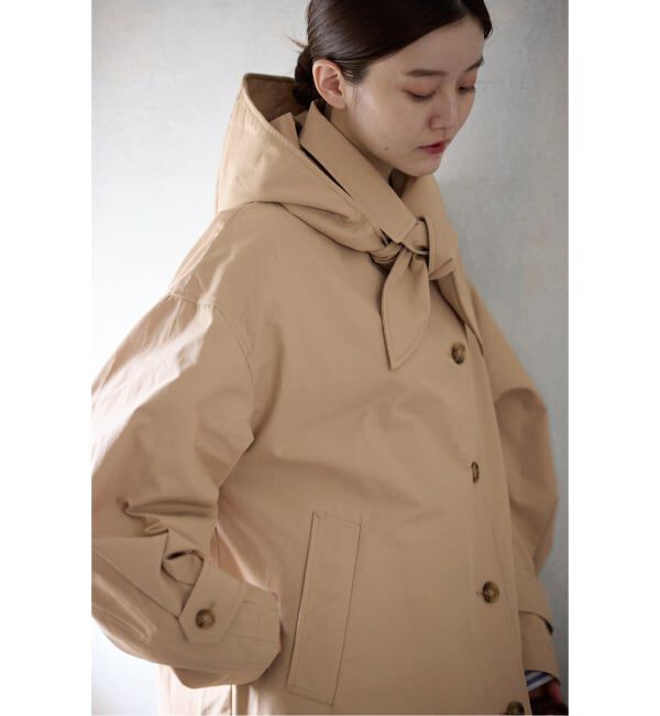 IENA「《予約》撥水ステンカラーコート」|ステンカラーコート|