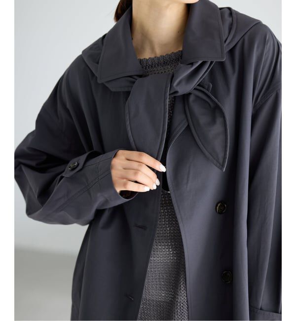 IENA「《予約》撥水ステンカラーコート」|ステンカラーコート|