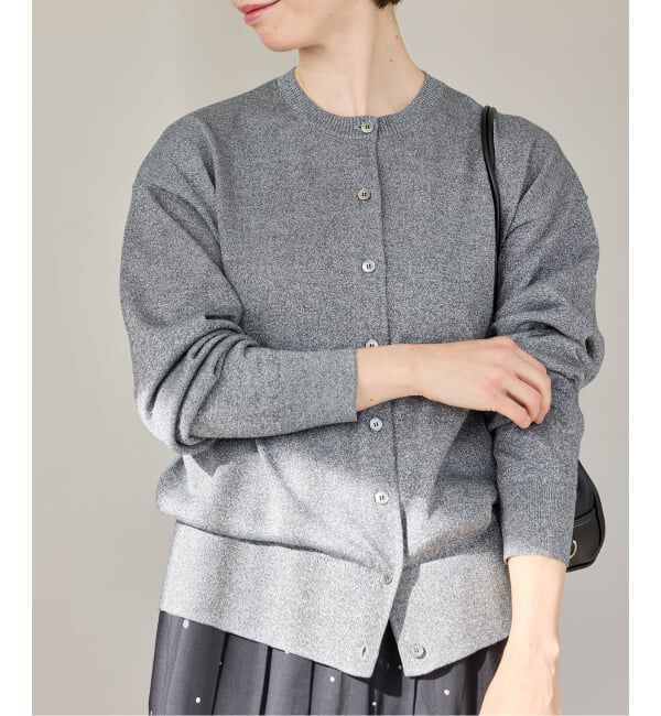 IENA「《追加2予約》LEVITAロングスリーブカーディガン」|カーディガン|