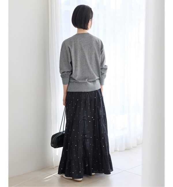 IENA「《追加2予約》LEVITAロングスリーブカーディガン」|カーディガン|