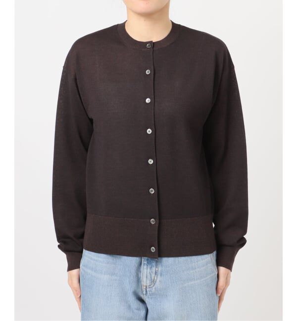 IENA「《追加2予約》LEVITAロングスリーブカーディガン」|カーディガン|