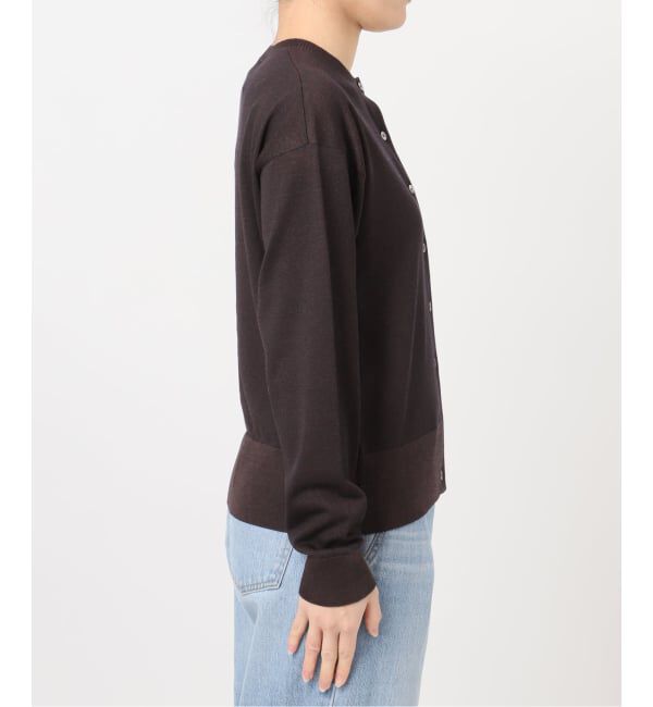 IENA「《追加2予約》LEVITAロングスリーブカーディガン」|カーディガン|