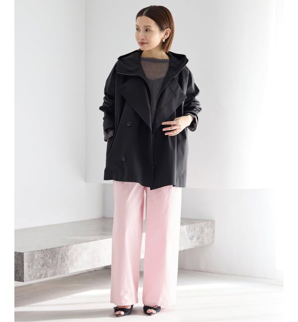 IENA「《予約》コットンキャンバスバックイージーパンツ」|その他|