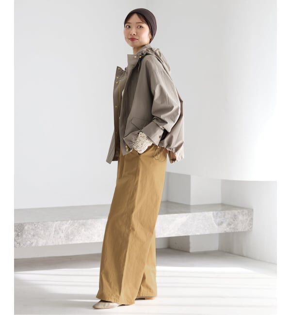 IENA「《予約》コットンキャンバスバックイージーパンツ」|その他|