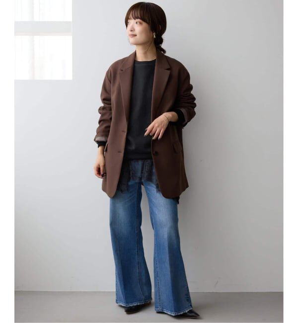 SLOBE IENA「《追加3》スムースオーバーニット」|ニット・セーター|