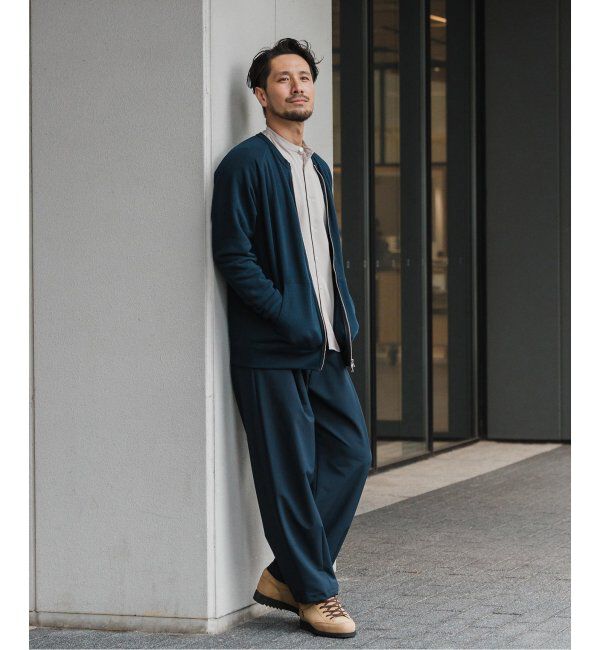 EDIFICE「【LOOPWHEELER for LOWERCASE】ライトツリウラケ ZIPカーディガン」|カーディガン|