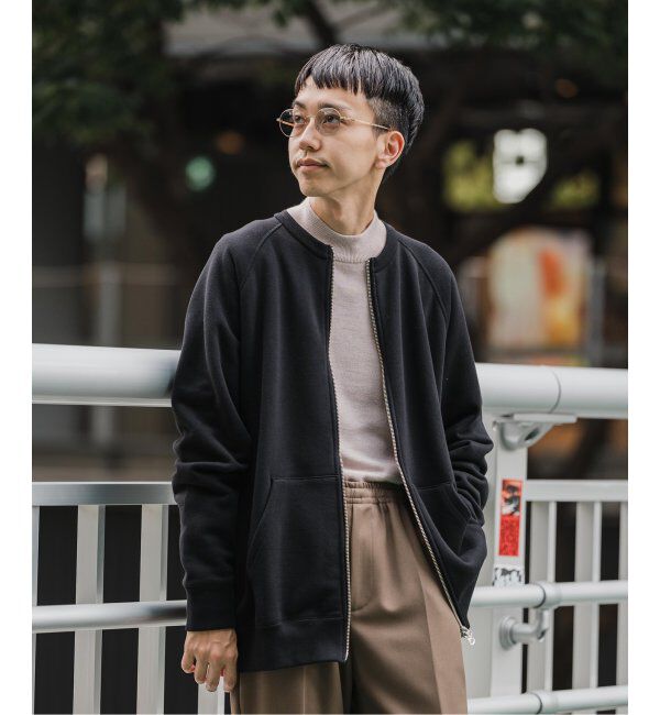 EDIFICE「【LOOPWHEELER for LOWERCASE】ライトツリウラケ ZIPカーディガン」|カーディガン|