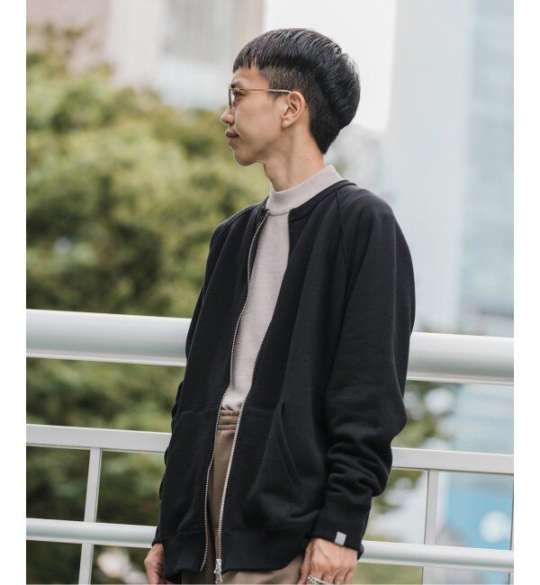 EDIFICE「【LOOPWHEELER for LOWERCASE】ライトツリウラケ ZIPカーディガン」|カーディガン|