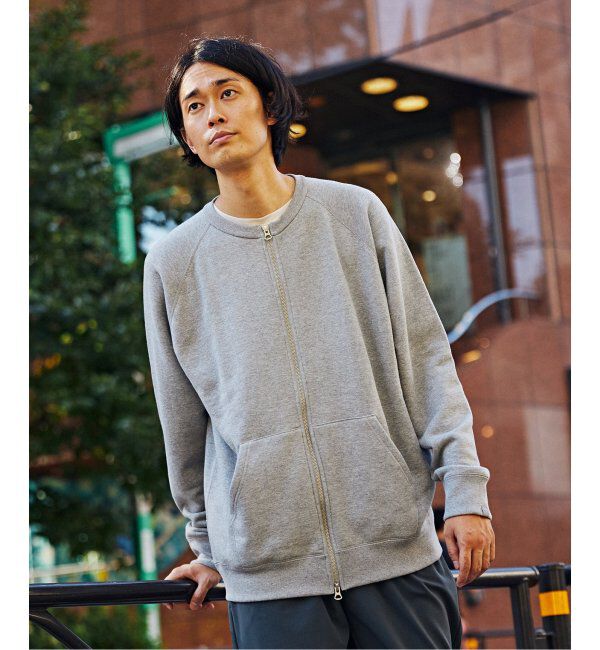 EDIFICE「【LOOPWHEELER for LOWERCASE】ライトツリウラケ ZIPカーディガン」|カーディガン|