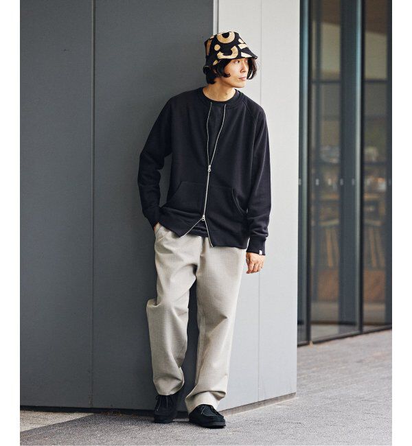 EDIFICE「【LOOPWHEELER for LOWERCASE】ライトツリウラケ ZIPカーディガン」|カーディガン|