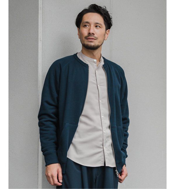 EDIFICE「【LOOPWHEELER for LOWERCASE】ライトツリウラケ ZIPカーディガン」|カーディガン|