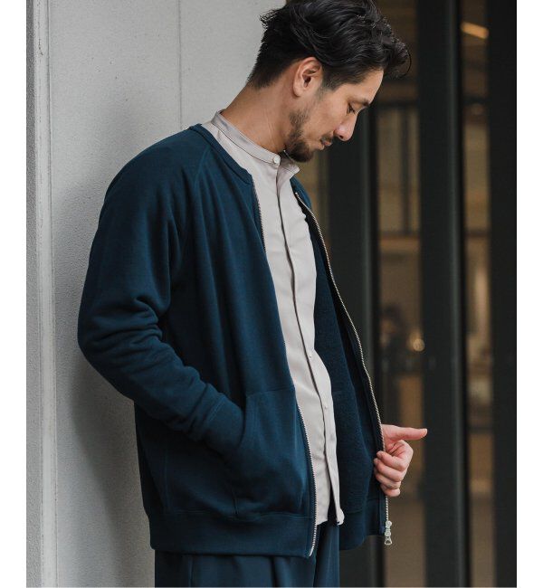 EDIFICE「【LOOPWHEELER for LOWERCASE】ライトツリウラケ ZIPカーディガン」|カーディガン|