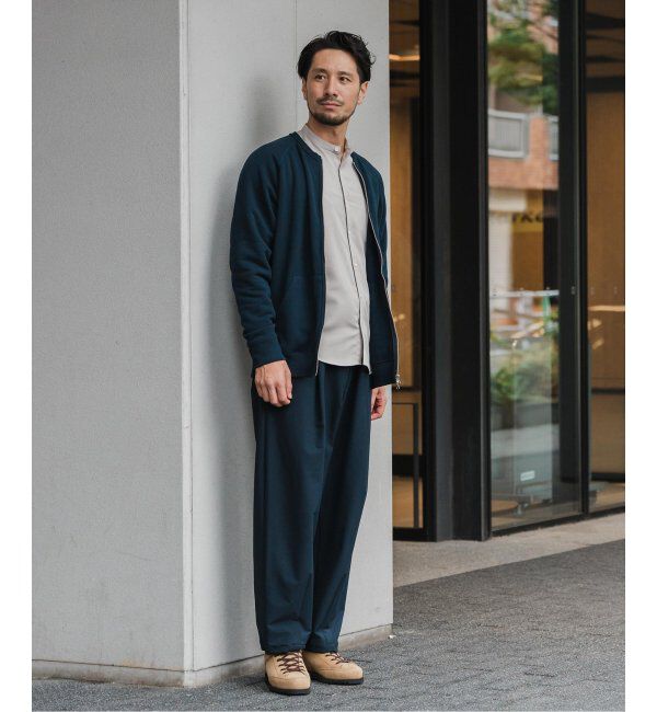 EDIFICE「【LOOPWHEELER for LOWERCASE】ライトツリウラケ ZIPカーディガン」|カーディガン|