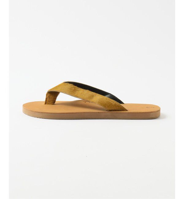 EDIFICE「EL NIDO FILIPS (エルニドフリップス) for BOUCLE ハラコヘアートングサンダ」|サンダル|