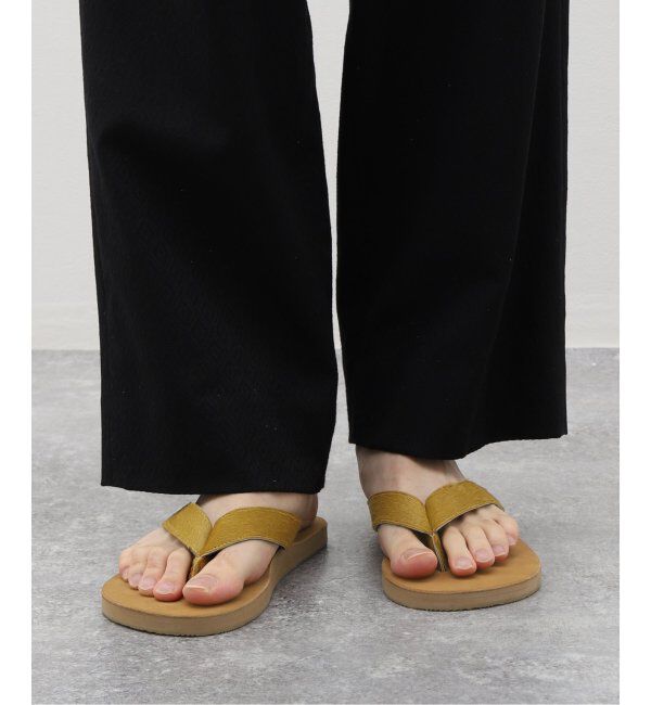 EDIFICE「EL NIDO FILIPS (エルニドフリップス) for BOUCLE ハラコヘアートングサンダ」|サンダル|