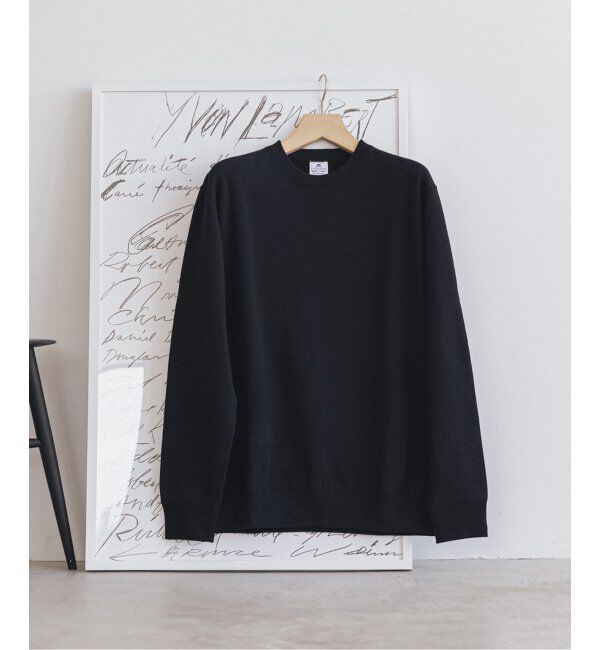 EDIFICE「【LOOPWHEELER for LOWERCASE】ライトツリウラケ ルーズフィットスウェット」|スウェット・ジャージ|ブラック