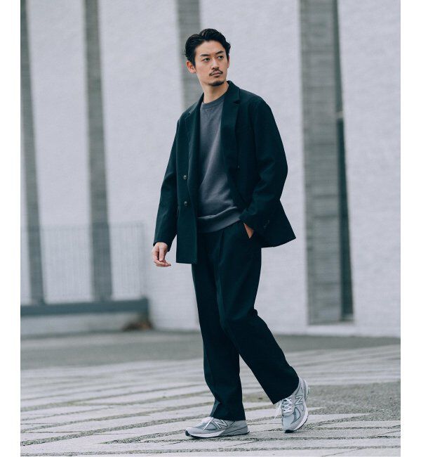 EDIFICE「【LOOPWHEELER for LOWERCASE】ライトツリウラケ ルーズフィットスウェット」|スウェット・ジャージ|