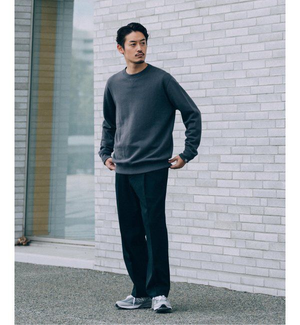 EDIFICE「【LOOPWHEELER for LOWERCASE】ライトツリウラケ ルーズフィットスウェット」|スウェット・ジャージ|