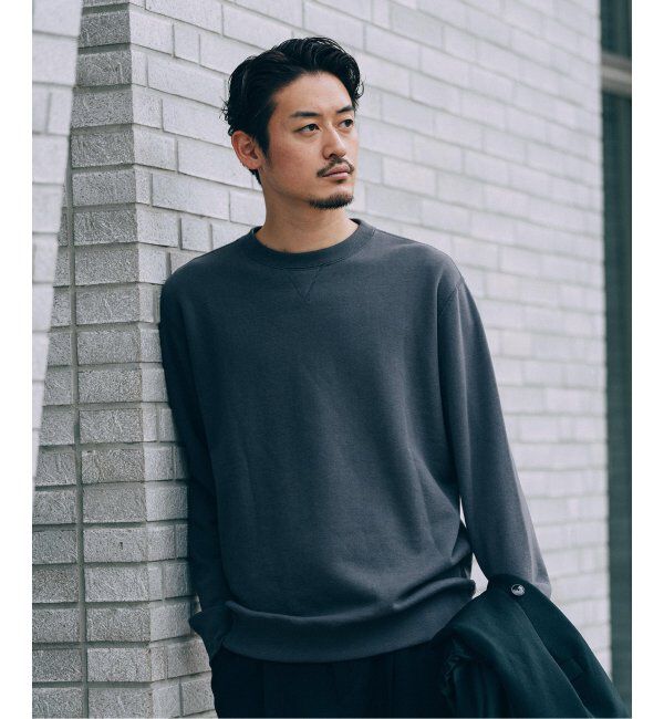 EDIFICE「【LOOPWHEELER for LOWERCASE】ライトツリウラケ ルーズフィットスウェット」|スウェット・ジャージ|