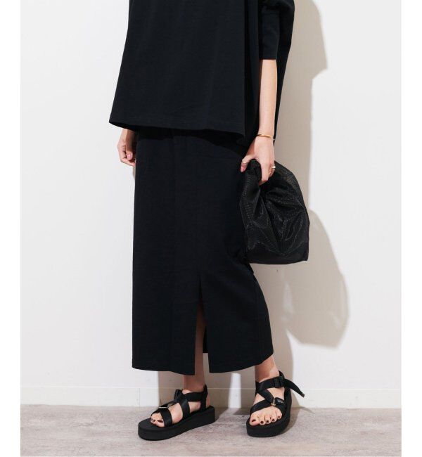 JOURNAL STANDARD relume「《追加2》MVSコットンタイトスカート」|スカート|ブラック
